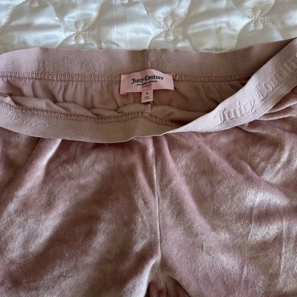 Juicy Couture Tan Velour Lounge Shorts - Picture 3 of 6